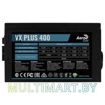 Блок питания AeroCool VX-400 Plus 400W картинка 5